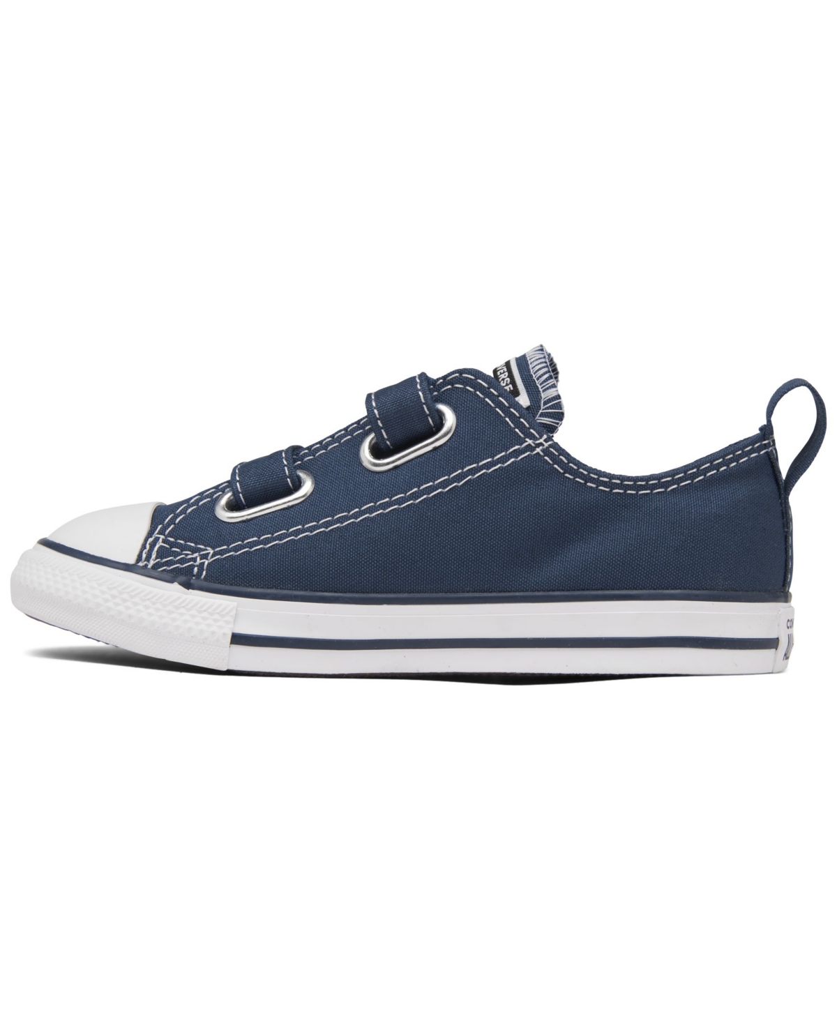 Converse Toddler Kids Chuck Taylor All Star Ox 2V Adjustable Strap Closure Casual Sneakers from Finish Line - White
