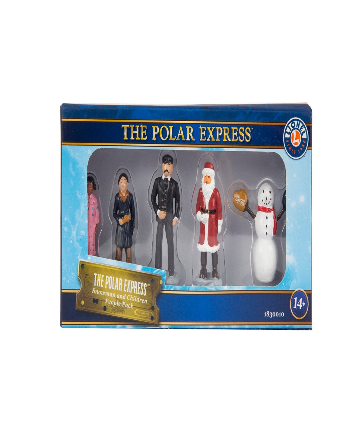 LIONEL THE POLAR EXPRESS CHILDREN PEOPLE PACK WITH SNOWMAN 