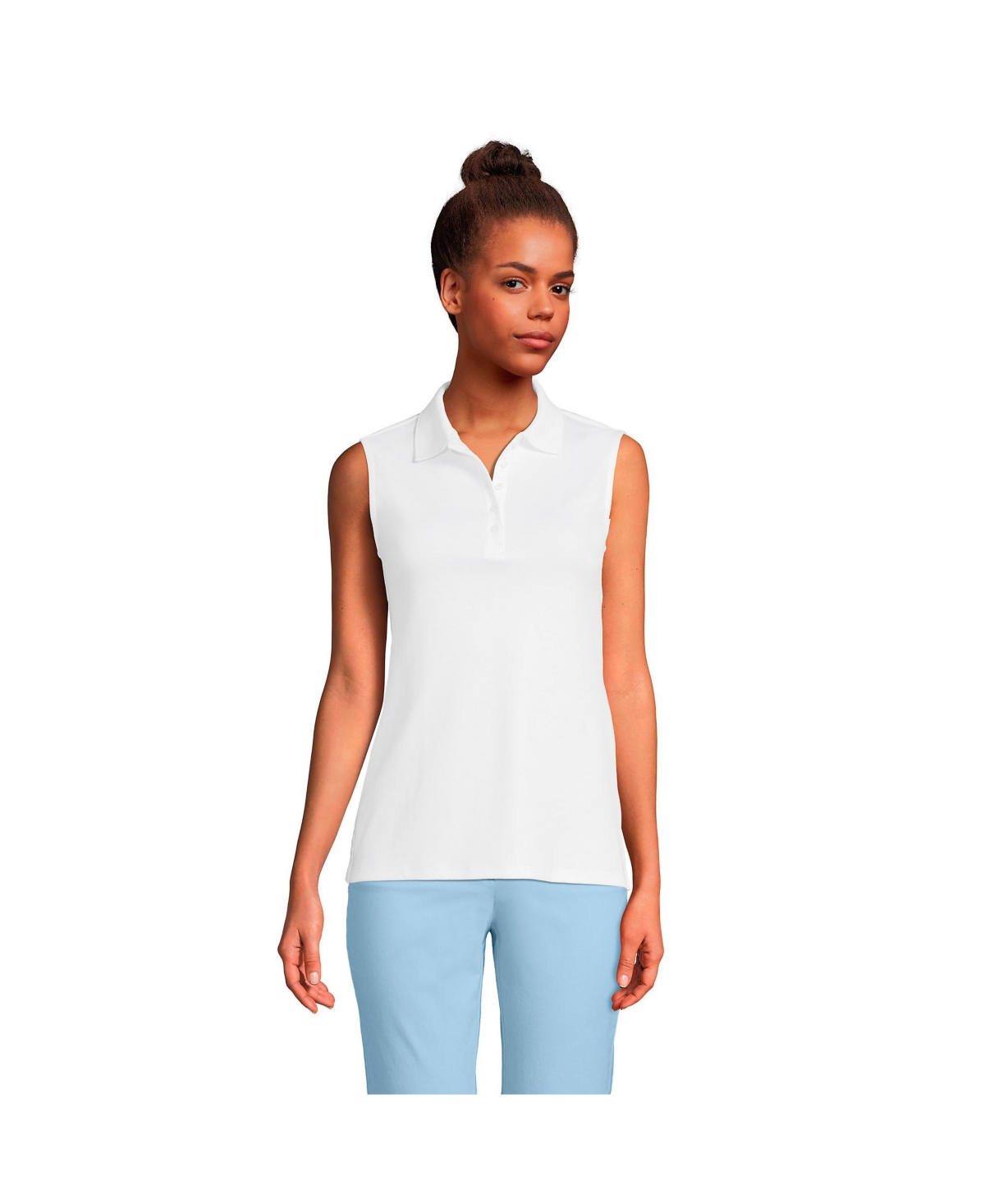 Lands end sleeveless polo shop