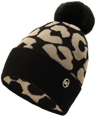 Michael Kors Brushed Leopard Beanie Michael Kors Women main image 3