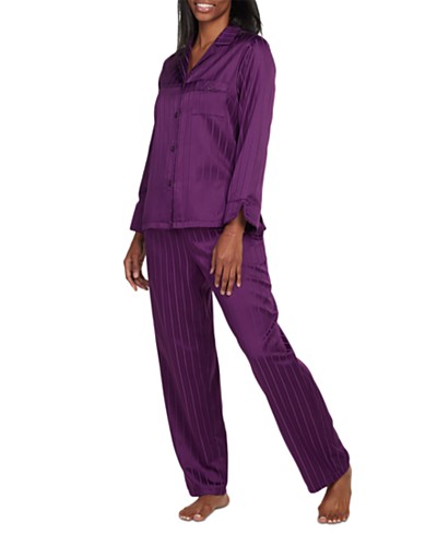Jenni Ribbed Henley Pajama Top, Created for Macy's