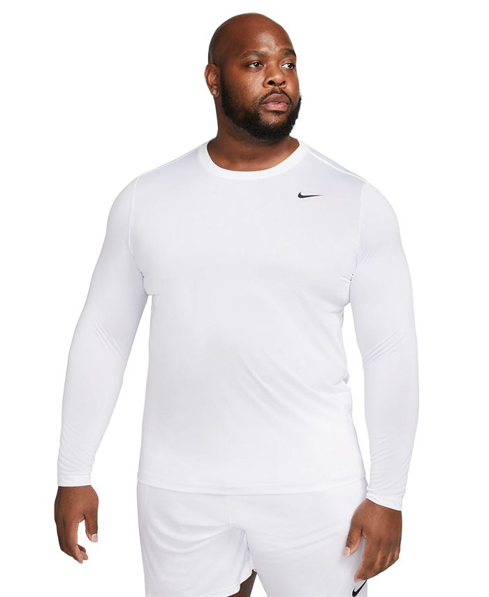 Nike Men's Dri-FIT Legend Fitness Long Sleeve Shirt, Small, Black