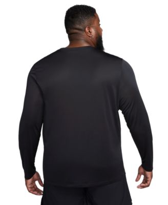 Nike Men's Relaxed-Fit Long-Sleeve Fitness T-Shirt - Macy's