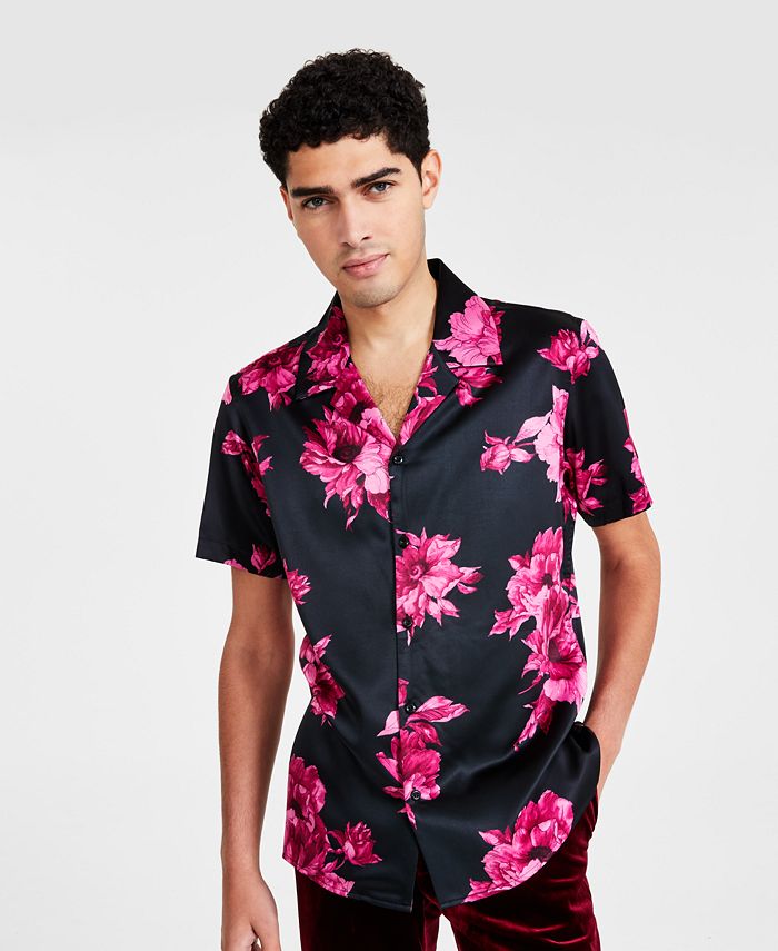 Macy's button sales up shirts