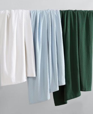 Ripple Cove Cotton Reversible Blanket, Twin