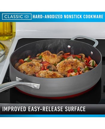 Calphalon Classic Hard-Anodized Nonstick 5 Quart Saute Pan with Cover