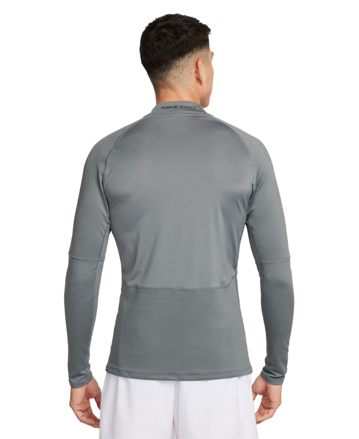 Nike Men's Pro Slim-Fit Dri-fit Mock Neck Long-Sleeve Fitness Shirt -black