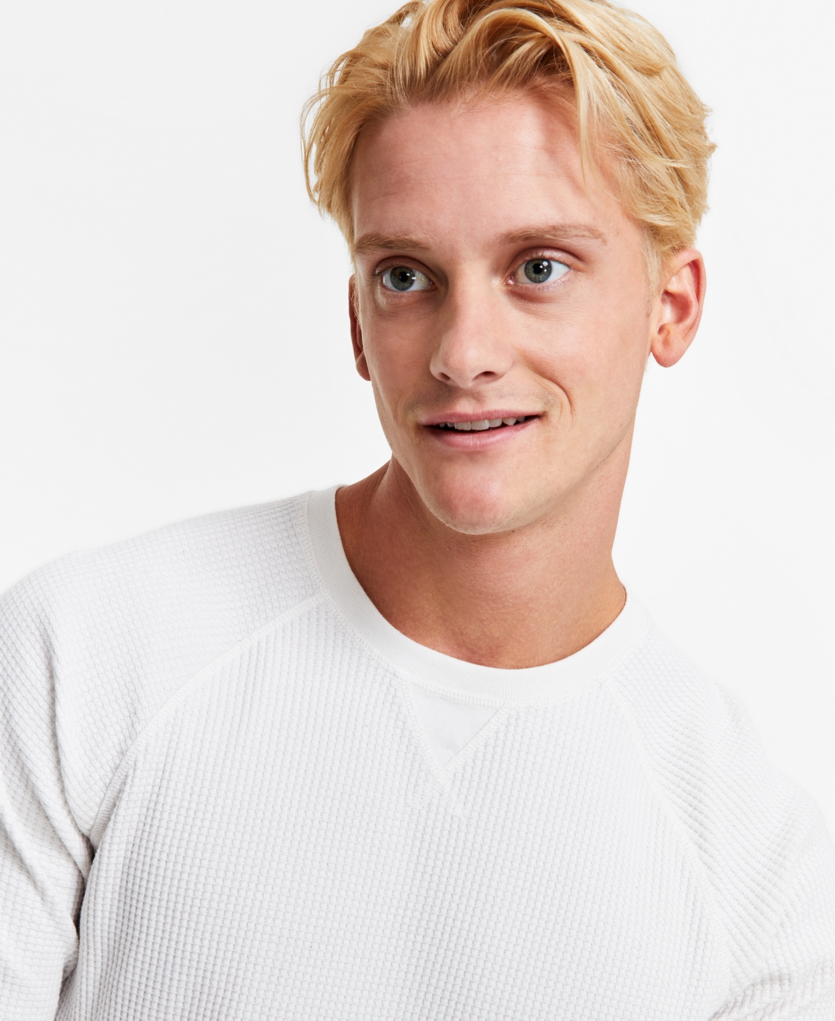 Sun + Stone Men's Long-Sleeve Thermal Shirt, Created for Macy's