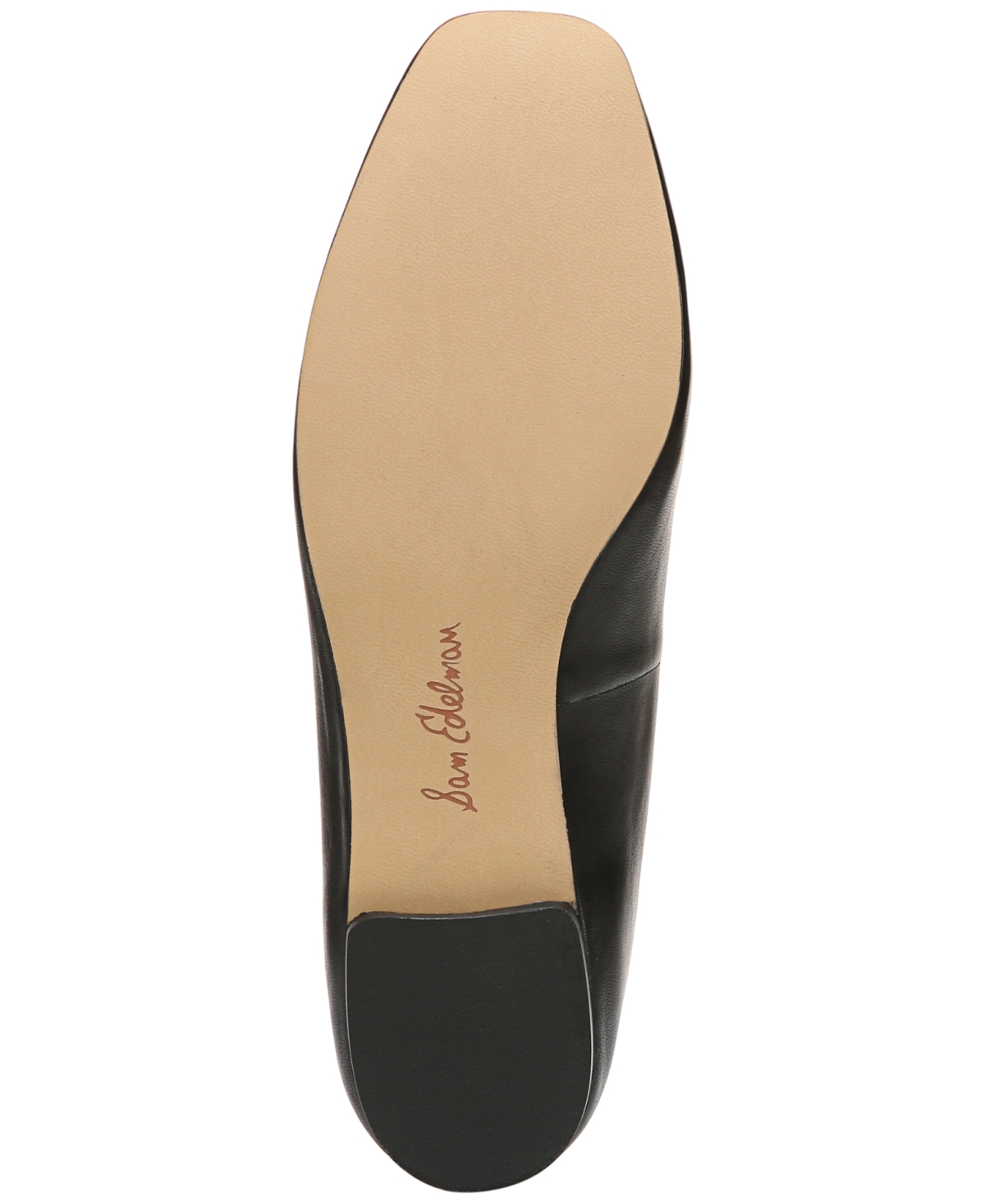 Sam Edelman Women's Meadow Square-toe Bow Ballet Flats In Black