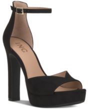 Macys black sale heels