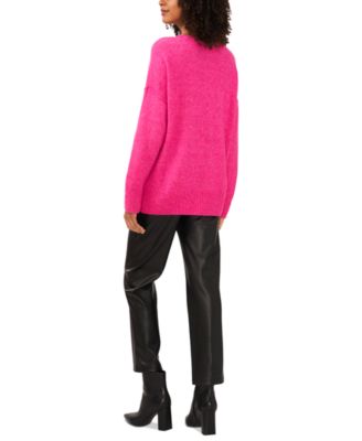 Women's Cozy Crewneck Long-Sleeve Extend-Shoulder Sweater