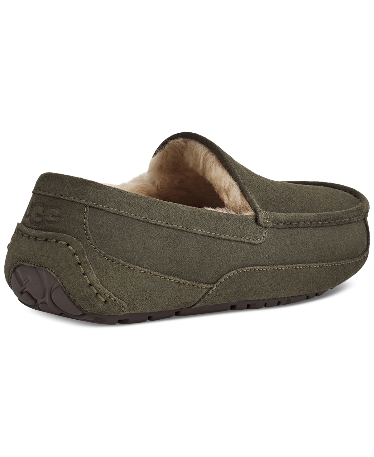Ugg Ascot Slipper Cozy Fleece Lined Athleisure Casual Sports Shoe Gray In Forest Night