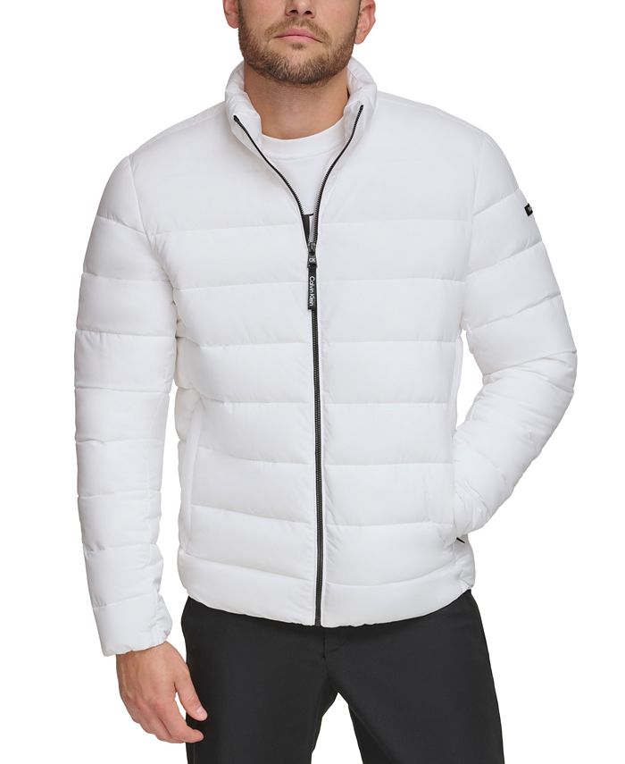 Calvin Klein Men's Quilted Infinite Stretch Water-Resistant Puffer ...