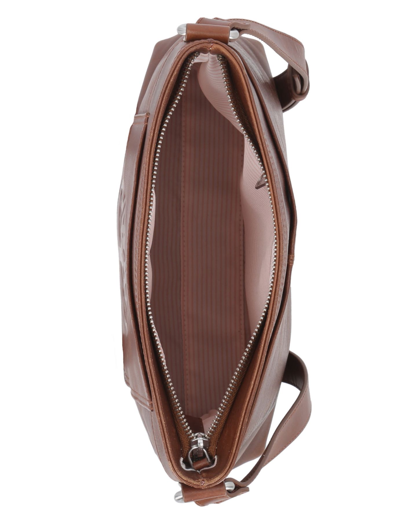 Женская сумка Timberland Leather Crossbody Purse Shoulder, цвет: Коньячный — фото 3