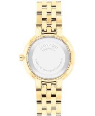 Women's Museum Classic Swiss Quartz Yellow PVD Watch 30mm