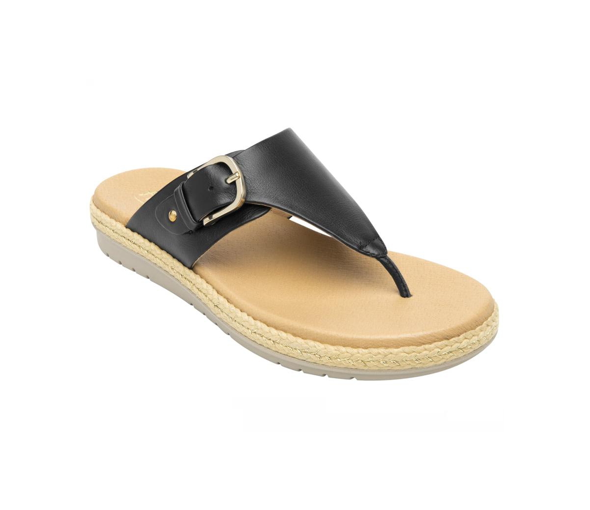 WomenÂ´s Leather Thong Sandals By Flexi - Beige