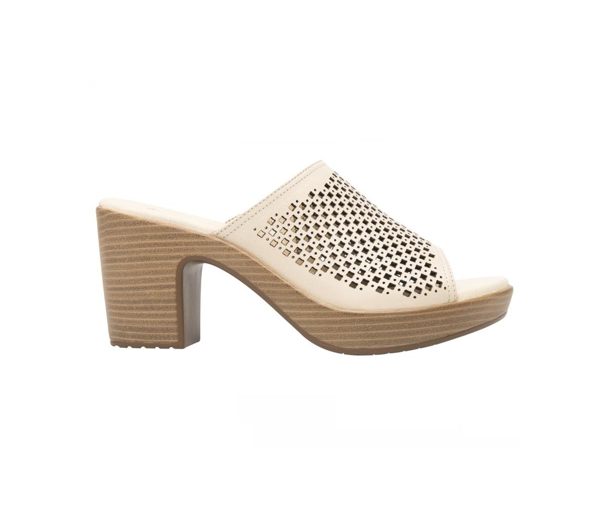 Flexi Women s Leather Heel Slip-On Sandals By
