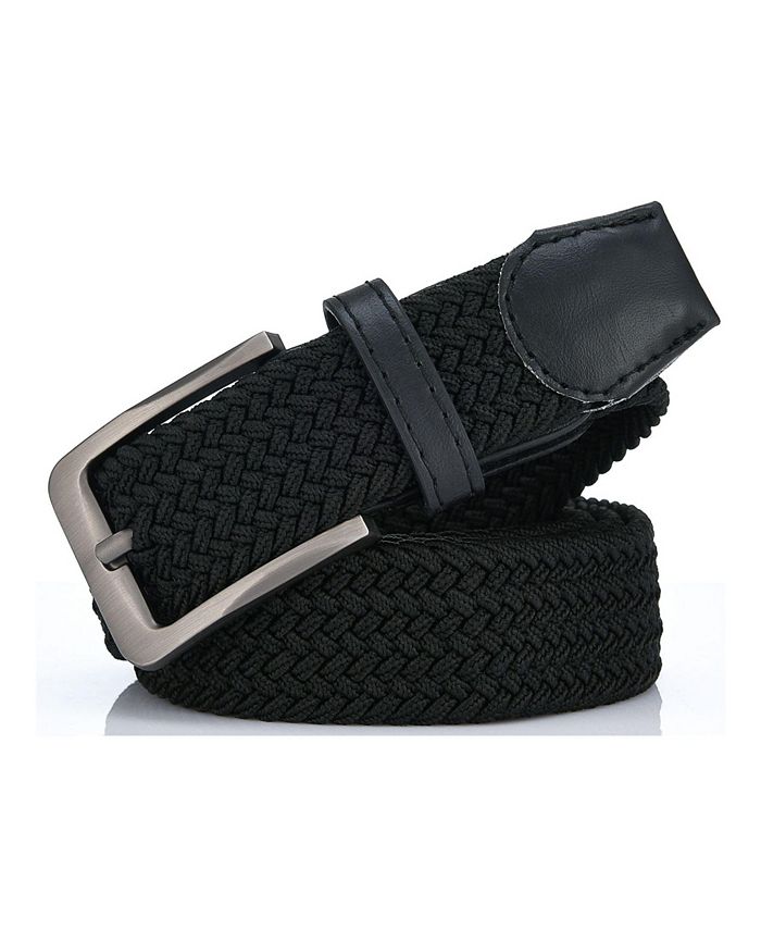 Gallery Seven Men's Elastic Braided Stretch Belt for Big & Tall - Macy's