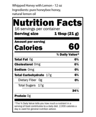 Cinnamon and Lemon 12 Oz Whipped Honey Gift Set