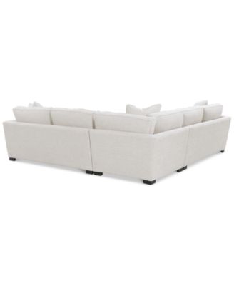 CLOSEOUT! Nightford 111" 3-Pc. Fabric L Sectional, Created for Macy's