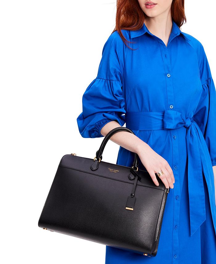 kate spade new york Saffiano Leather Laptop Bag Macy's