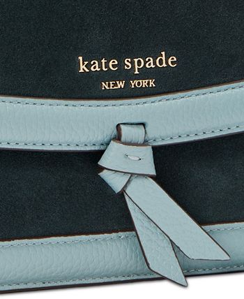 kate spade new york Knott Leather Flap Crossbody - Macy's