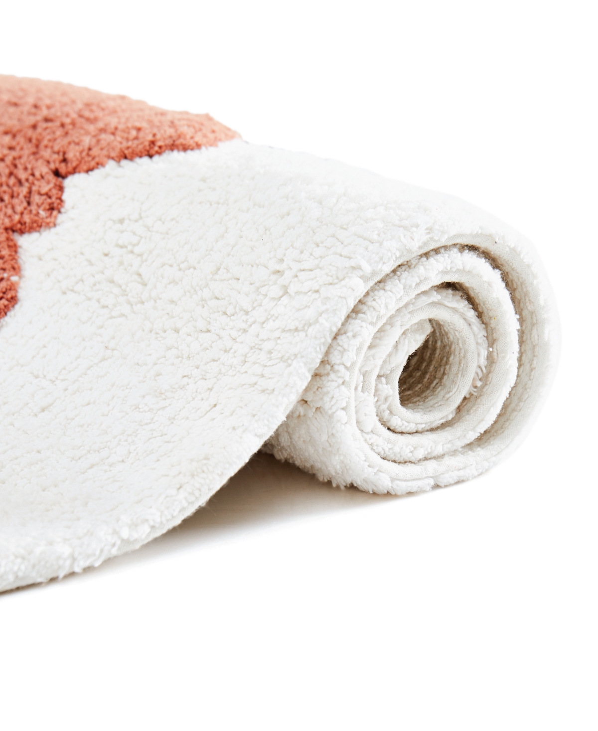 Jessica Simpson Butterfly Trio Cotton Bath Rug, - Coral