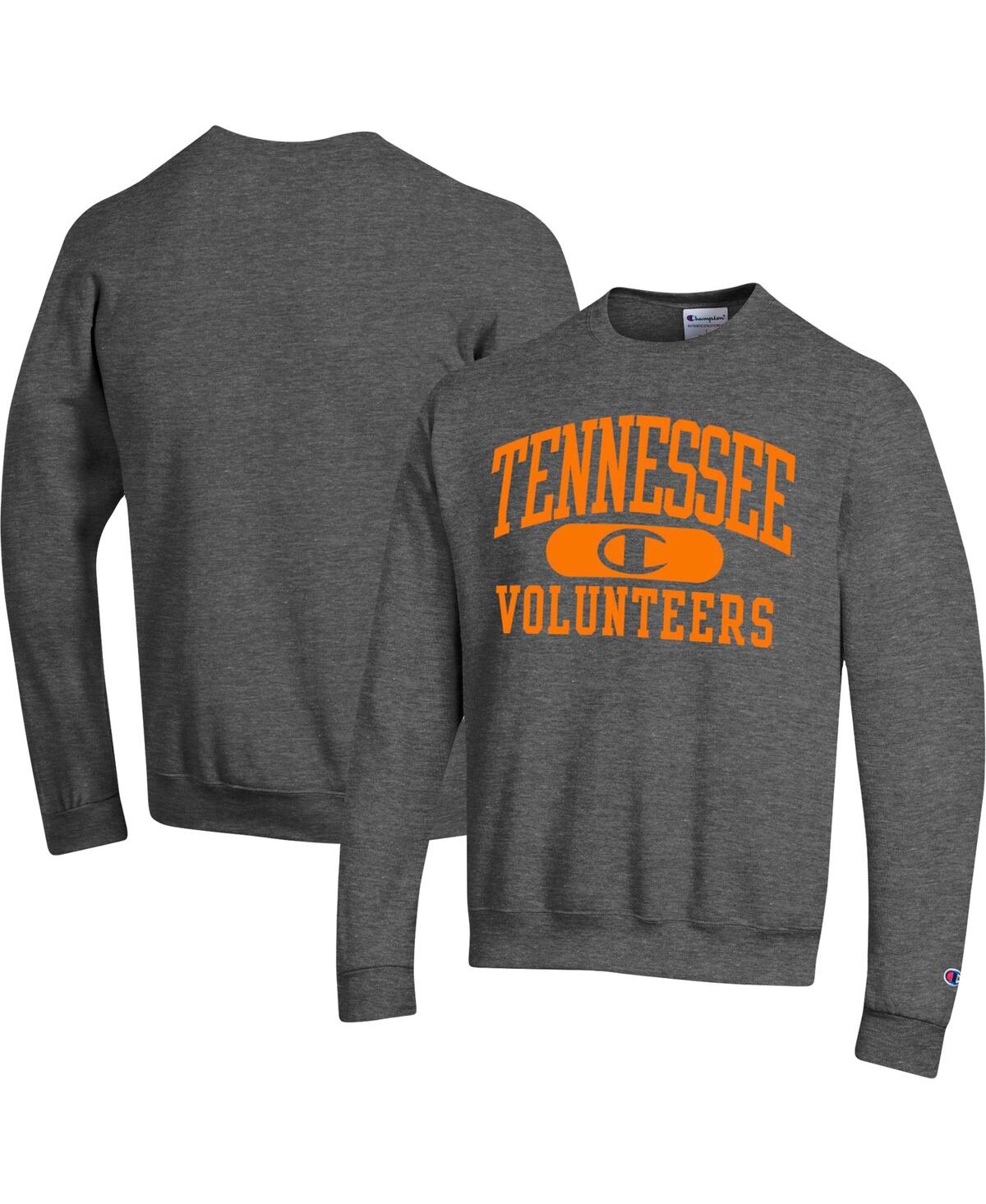 Champion Men's  Heather Charcoal Tennessee Volunteers Arch Pill Sweatshirt