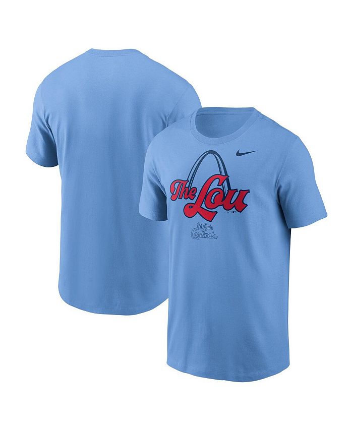 Nike Men's Light Blue St. Louis Cardinals Gateway Arch Hometown T-shirt -  Macy's
