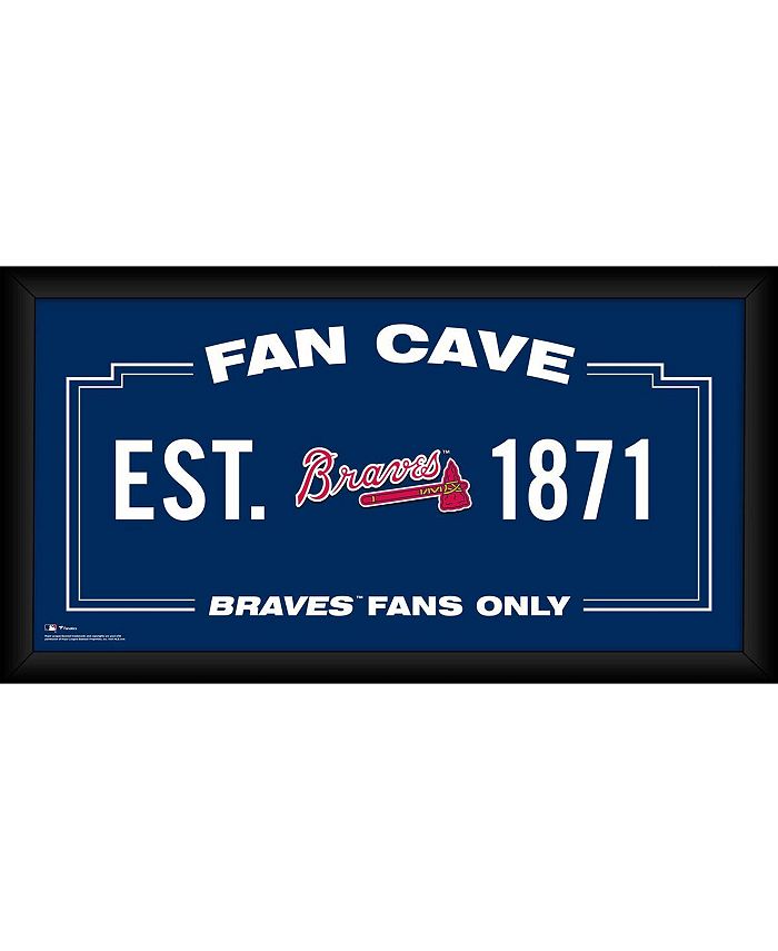 Fanatics Authentic Atlanta Braves Framed 10" x 20" Fan Cave Collage