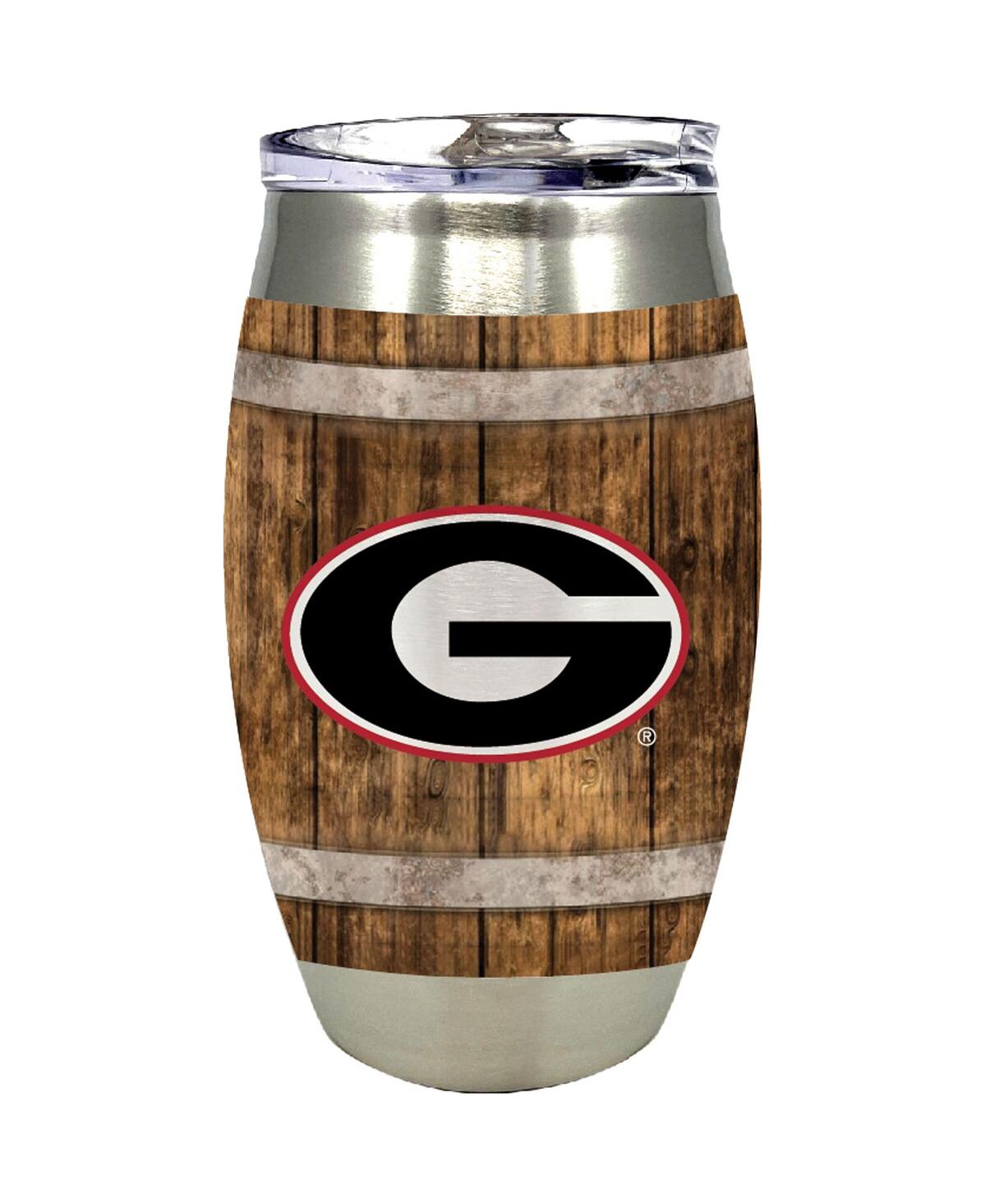 Indigo Falls Georgia Bulldogs 15 oz Barrel Tumbler In Brown