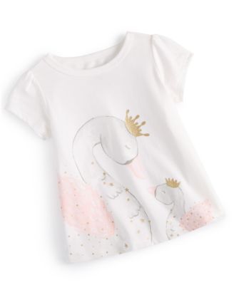 First Impressions - Baby Girls Princess Swan T Shirt