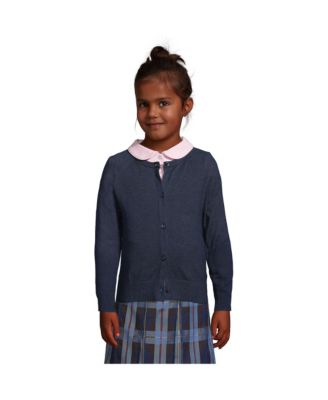 Girls School Uniform Cotton Modal Cardigan Sweater