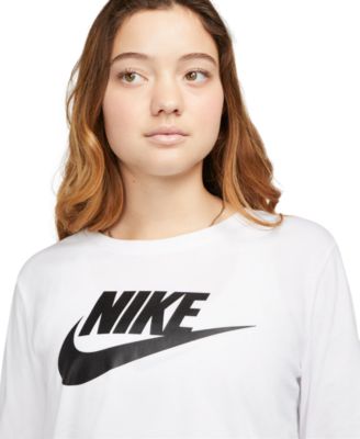 Women's Sportswear Essentials Long-Sleeve Logo T-Shirt
