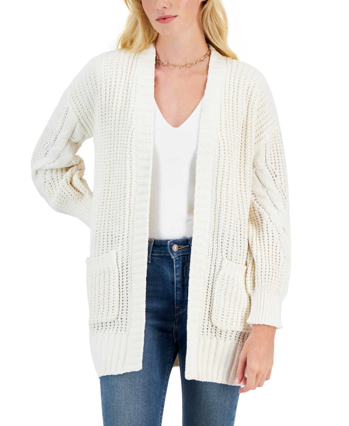 Hippie rose chenille sweater outlet