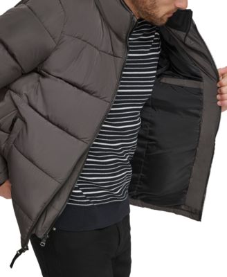 Men's Puffer With Set In Bib Detail, Created for Macy's
