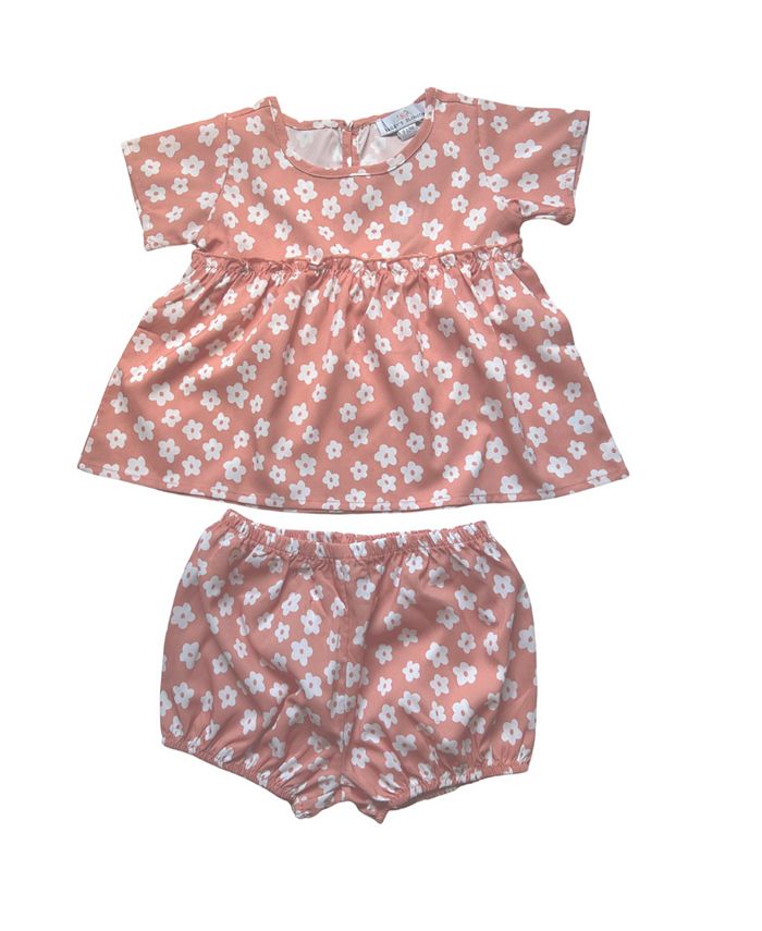 Bailey's Blossoms Baby Girls Genevieve TwoPiece Matching Set Macy's