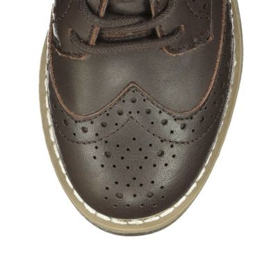 Big Boys Leather Wingtip Oxford