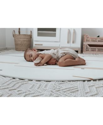 Ofie Round Mat, Eze + Plants, baby play mat