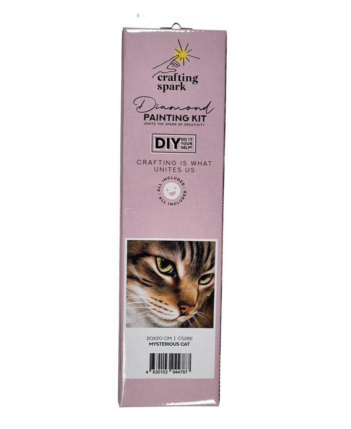 Crafting Spark Mysterious Cat Diamond Painting Kit