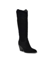 Black Suede Boots for Women Booties Ankle Boots Tall Boots