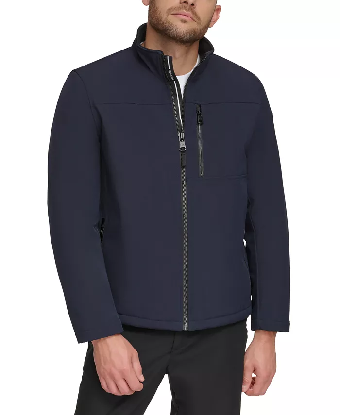 Men's Sherpa Lined Classic Soft Shell Jacket - thumbnail 3