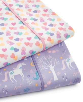 CHARTER CLUB TOSSED HEARTS COTTON SHEET SETS CREATED FOR MACYS 
