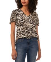 Vince Camuto Short Sleeve Womens Tops Macy s