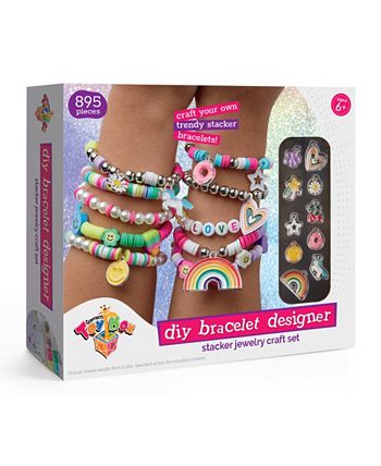 Children's Bracelet Diy Handmade Jewelrycrystal DIY Charm Exquisite Gift  Box Set Bracelet Girlsnecklace Jewelry Making Supplies 