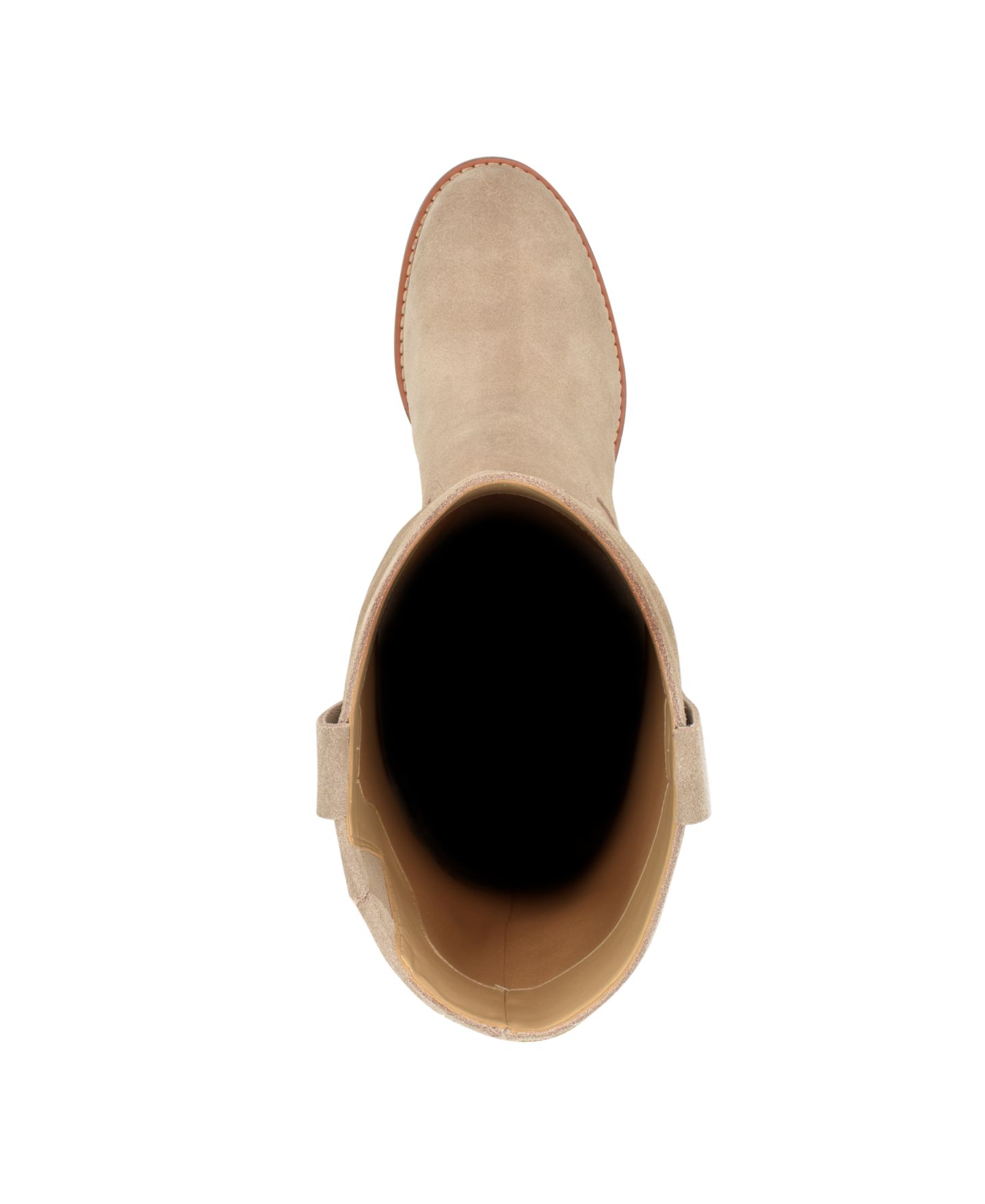 Женские ботинки Nine West Hecee Tall Block Heel, цвет: Бежевый замшевый — фото 4