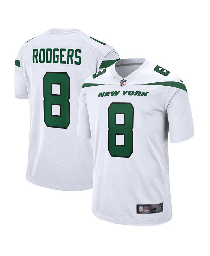 Nike Men's Aaron Rodgers White New York Jets Game Jersey - Macy's