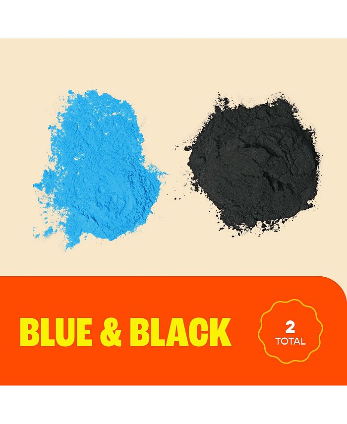 Chameleon Colors Bachelor Party Color Powder Kit, 5 Blue and 5 Black ...