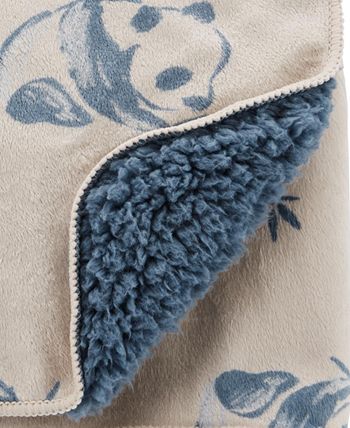Carter s Baby Boys Panda Plush Blanket Macy s