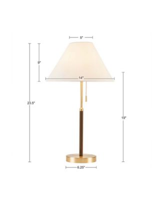 Bromley Two Tone Pull-chain Table Lamp
